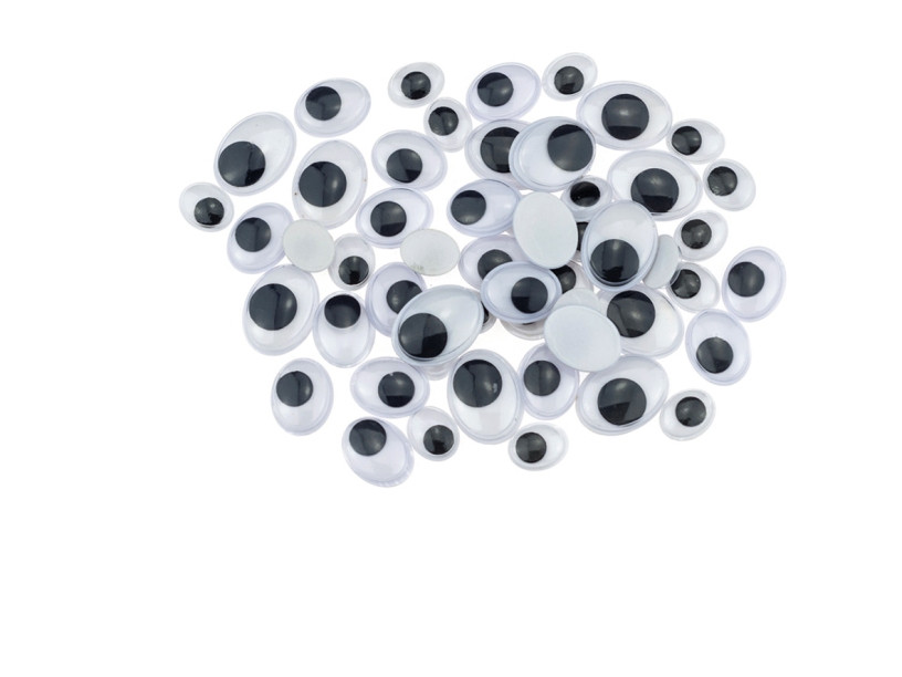 Ruchome oczka owalne 8, 10, 12 mm (12szt) R05 Brewis